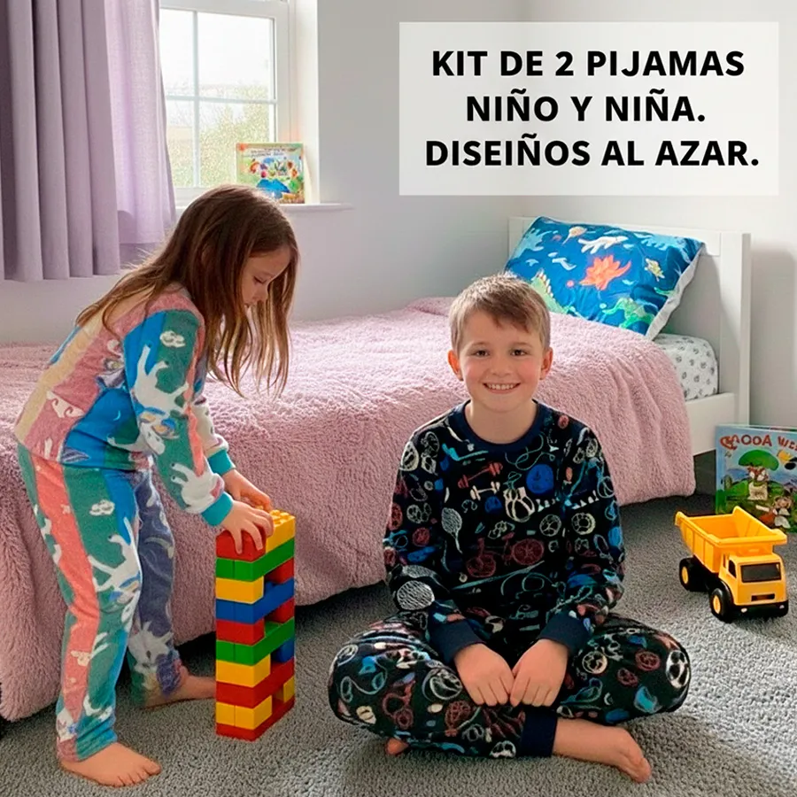 CK928 KIT DE 2 PIJAMAS DE NIÑ@ 8195